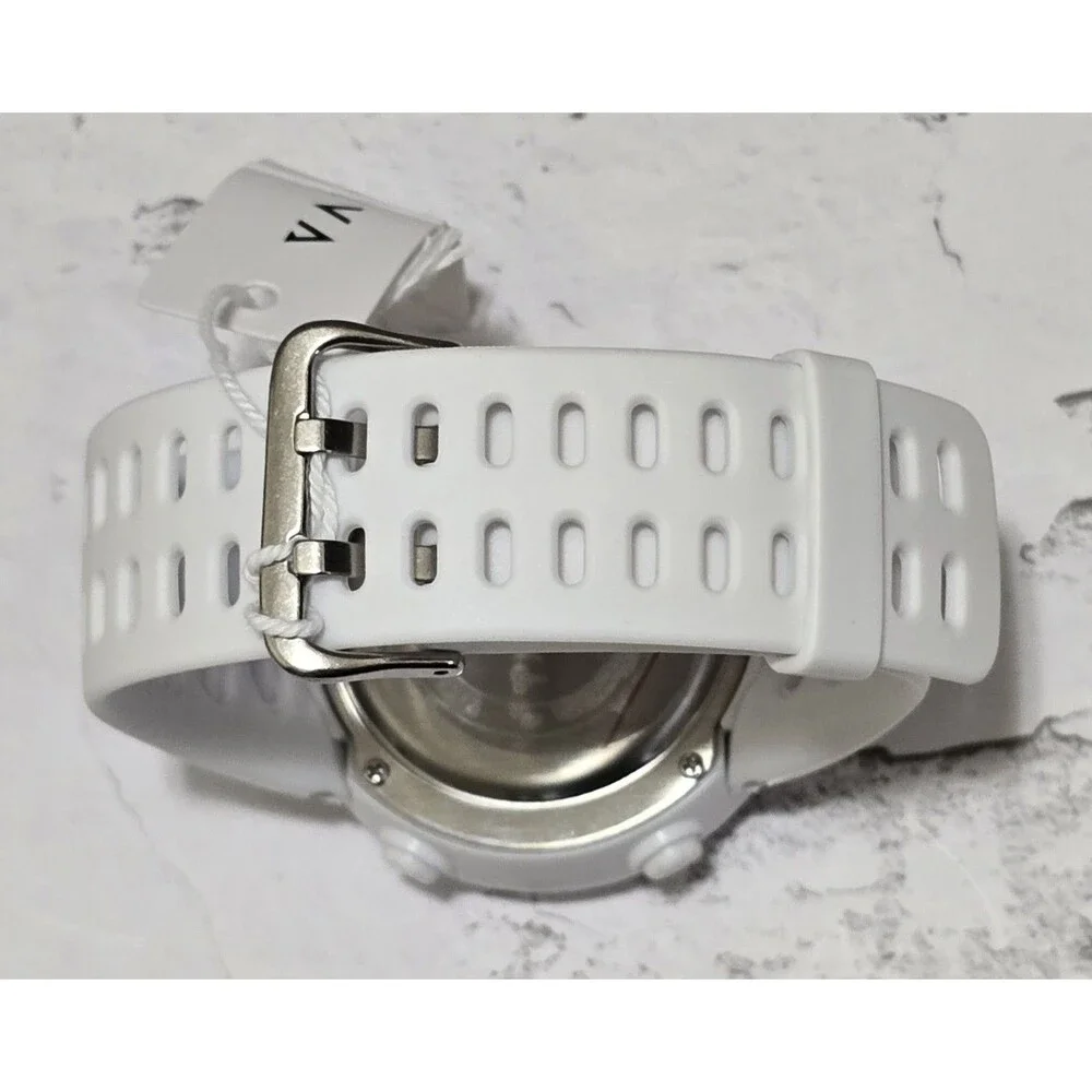 Activa X Invicta Men’s 50mm Digital Sport Watch White ACW1915-013 Brand New